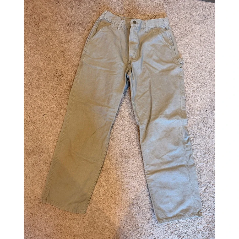 Carhartt B11-DES Mens Work Dungaree Pants Desert 33x34 Gorpcore‎ Outdoor Utility